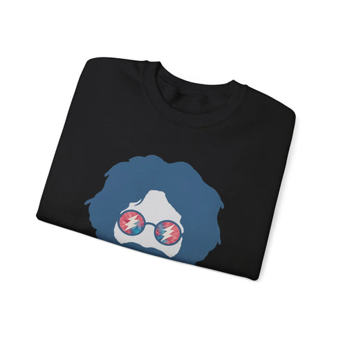 Grateful Dead - Jerry | Life is dead. Crewneck Sweatshirt - StealieShop